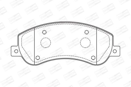 Колодки гальмівні CHAMPION 573275CH