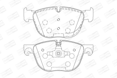 Колодки гальмівні CHAMPION 573300CH