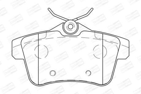 Колодки гальмівні CHAMPION 573315CH
