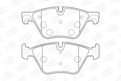 Колодки гальмівні CHAMPION 573364CH