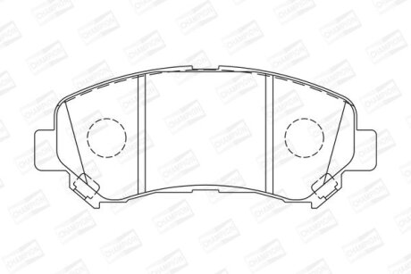 Колодки гальмівні CHAMPION 573379CH
