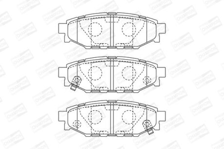 Колодки гальмівні CHAMPION 573380CH