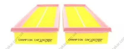 Фiльтр повітряний OPEL /U670 (вир-во) CHAMPION CAF100670P (фото 1)