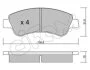Колодка гальм. CITROEN C4, PEUGEOT Partner передн. (вир-во Cifam) CIFAM 822-327-0 (фото 1)