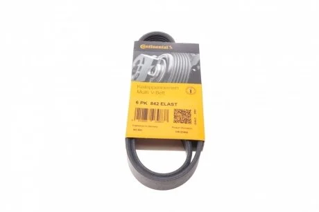 Поликлиновый ремень 6 ребер Contitech 6PK842 ELAST