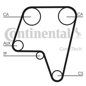 Ремінь ГРМ Alfa Romeo, Fiat, Lancia 134 з. Contitech CT 819