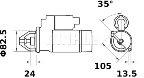 Болт шківа Contitech MS19