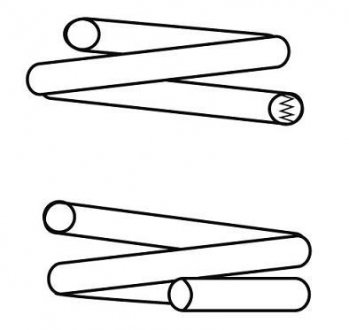 Пружина передняя VW Golf IV 97-03, Lupo 98-05, Golf III 91-98, Bora 98-13; AUDI A3 96-03; SKODA Octavia Tour 96-10; SEAT Toledo II 99-04, Leon 99-05 CS Germany 14950707