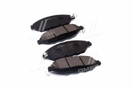 Тормозные колодки передние дисковые CTR GK1421