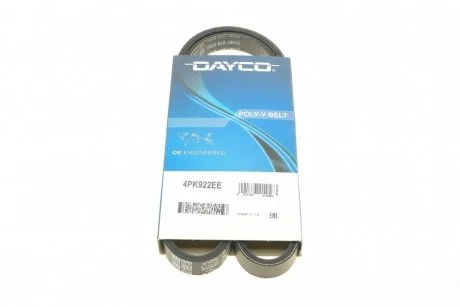 Полікліновий ремінь 4 ребра DAYCO 4PK922EE