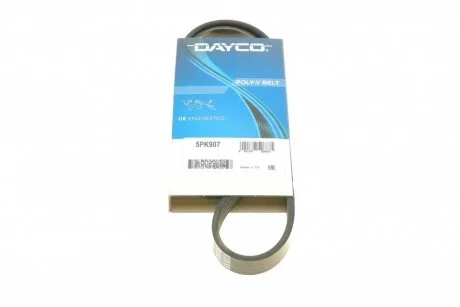 Поликлиновой ремень 5 ребер DAYCO 5PK907
