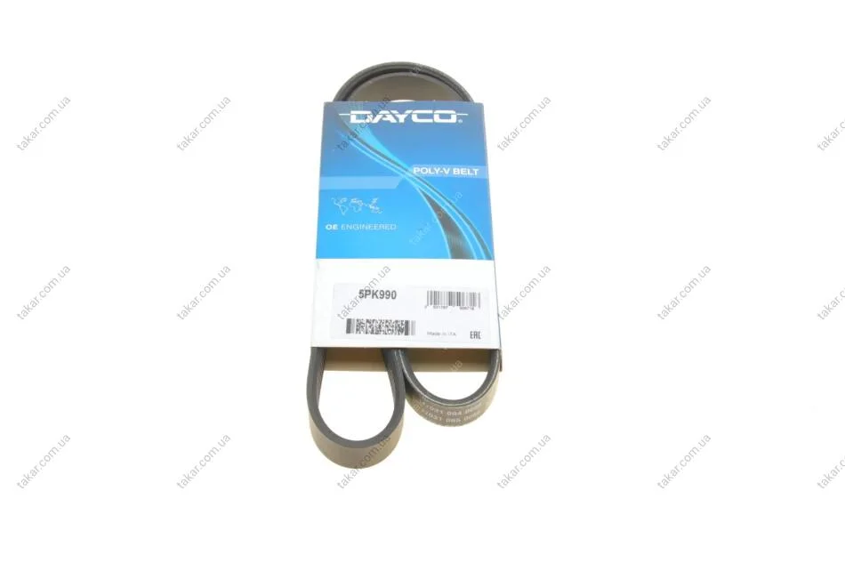Поликлиновый ремень DAYCO 5PK990 (фото 1)
