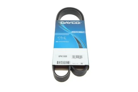 Поликлиновой ремень 6 ребер DAYCO 6PK1069