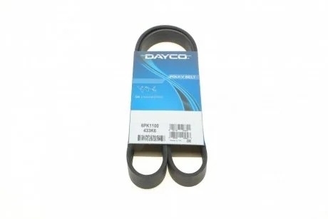 Поликлиновый ремень 6 ребер DAYCO 6PK1100