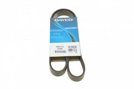 Поликлиновой ремень 6 ребер DAYCO 6PK1115