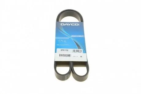 Полікліновий ремінь 6 ребер DAYCO 6PK1152