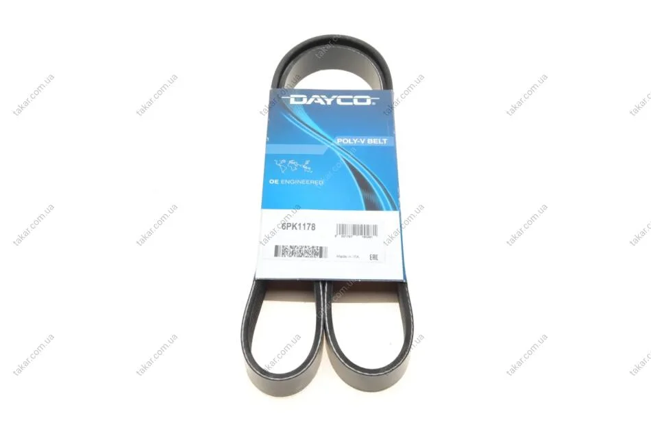 Ремінь поліклиновий DAYCO 6PK1178 (фото 1)
