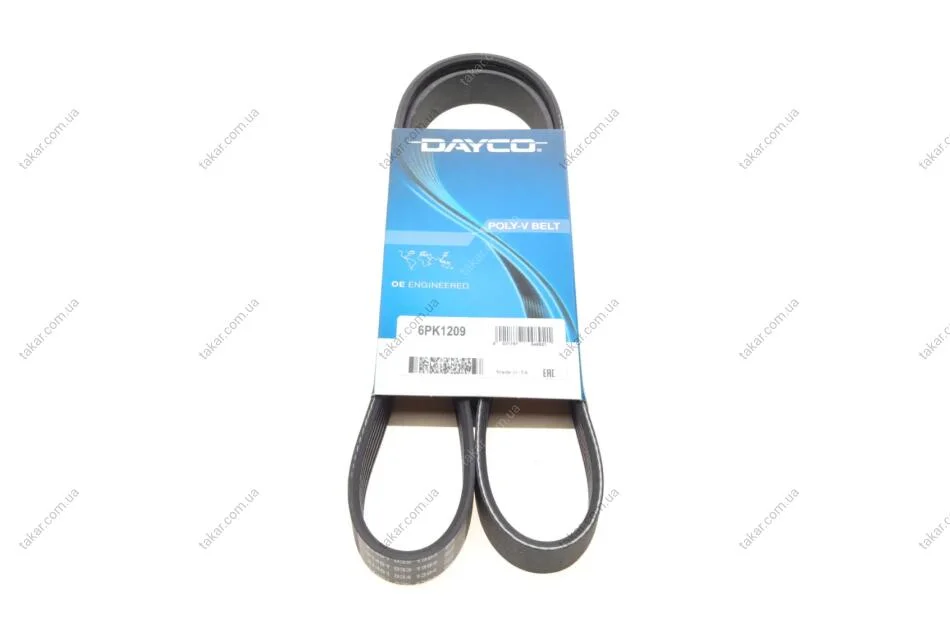 Поликлиновый ремень 6 ребер DAYCO 6PK1209 (фото 1)