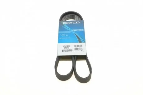 Поликлиновый ремень 6 ребер DAYCO 6PK1215