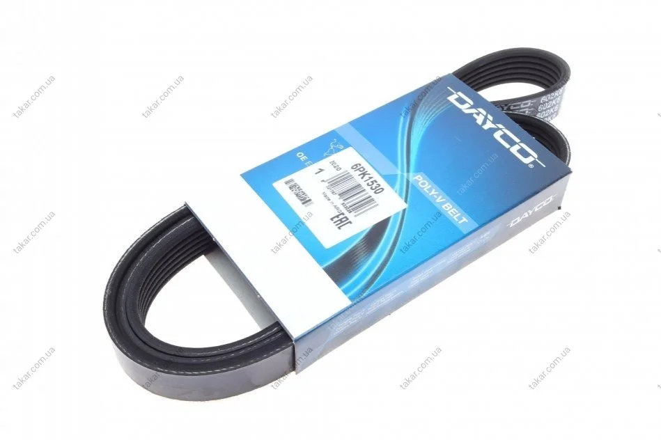 Поликлиновый ремень 6 ребер DAYCO 6PK1530 (фото 1)