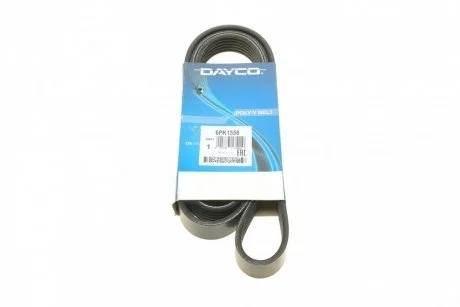 Поликлиновый ремень 6 ребер DAYCO 6PK1558