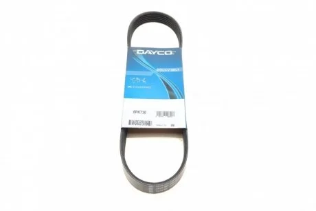 Полікліновий ремінь 6 ребер DAYCO 6PK730