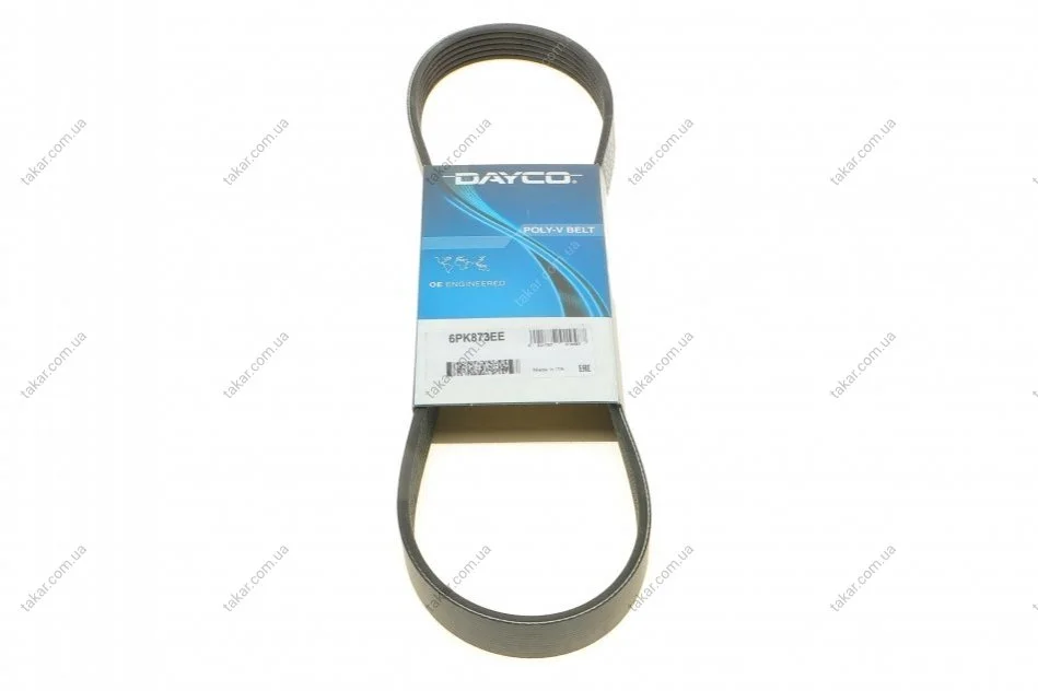 Поликлиновый ремень 6 ребер DAYCO 6PK873EE (фото 1)