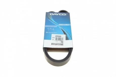 Полікліновий ремінь 6 ребер DAYCO 6PK950