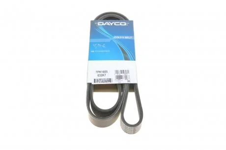 Полікліновий ремінь 7 ребер DAYCO 7PK1605