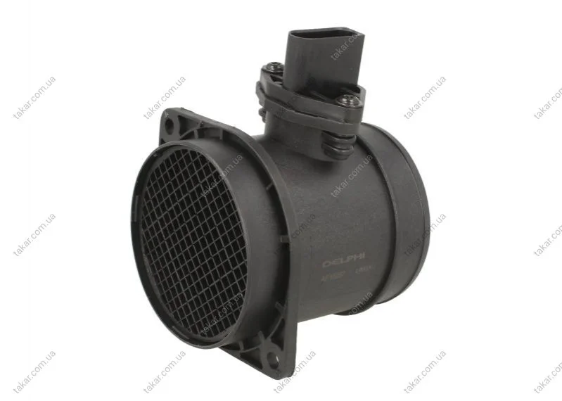 Расходомер воздуха AUDI/VW A3/TT/Golf/Passat/Phaeton/Touareg/Transporter "01-10 Delphi AF10257-12B1 (фото 1)