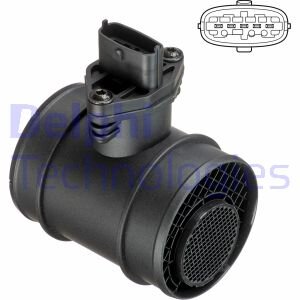Датчик масової витрати повітря Delphi AF10621-12B1