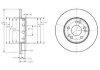 Диск тормозной MERCEDES 200(W124)/E(W124) "F D=284mm "85-95 Delphi BG2314 (фото 1)