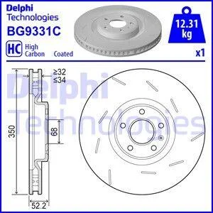 Диск гальмівний Delphi BG9331C (фото 1)