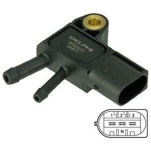 Датчик тиску вiдпрацьованих газiв Delphi DPS00012