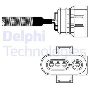 Лямбда-зонд, датчик кисню Delphi ES10967-12B1