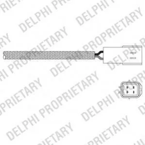 Лямбда-зонд MAZDA 626 GE 1.8-2.0i91-97 Delphi ES20333-12B1 (фото 1)