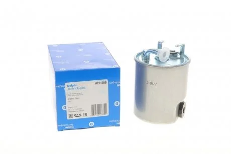 Паливний прямоточний фільтр дизель Delphi HDF559