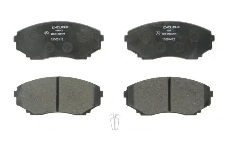 Тормозные колодки передние дисковые Delphi LP1095