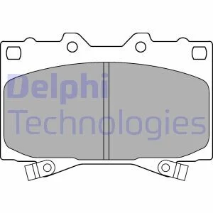 Тормозные колодки передние дисковые Delphi LP1308