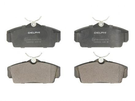 Тормозные колодки дисковые передние не подготовлено для датчика износа Delphi LP1435