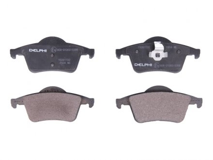 Тормозные колодки дисковые задние не подготовлено для датчика износа Delphi LP1504