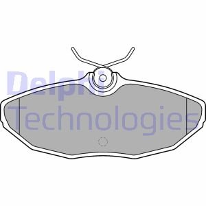 Тормозные колодки дисковые задние не подготовлено для датчика износа Delphi LP1505