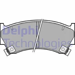 Тормозные колодки передние дисковые Delphi LP1590
