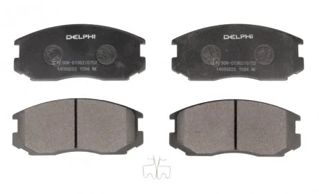 Тормозные колодки передние дисковые Delphi LP1594