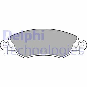 Тормозные колодки дисковые Delphi LP1656