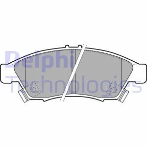 Тормозные колодки передние дисковые Delphi LP1739