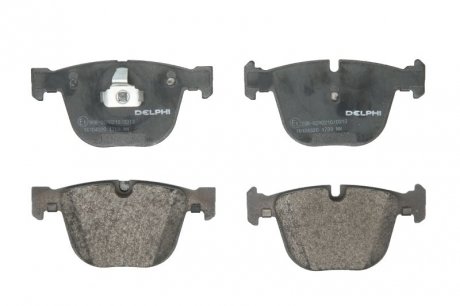Гальмівні колодки дискові задні підготовлено для датчика зносу Delphi LP1793 (фото 1)