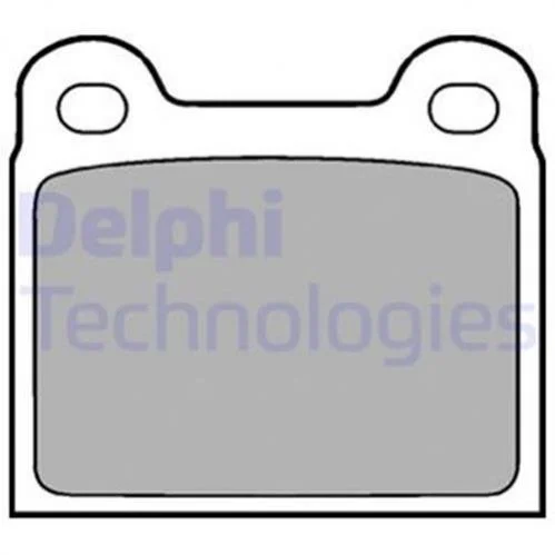 Тормозные колодки передние дисковые Delphi LP18 (фото 1)