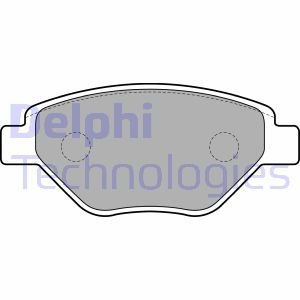 Гальмівні колодки дискові передні не підготовлено для датчика зносу Delphi LP1866 (фото 1)