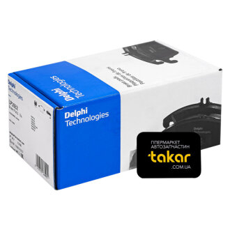 Тормозные колодки передние дисковые Delphi LP1922